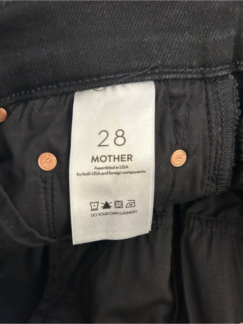 Mother The Weekend Flare Jeans in Nighty Night Size 28 - Picture 10 of 12